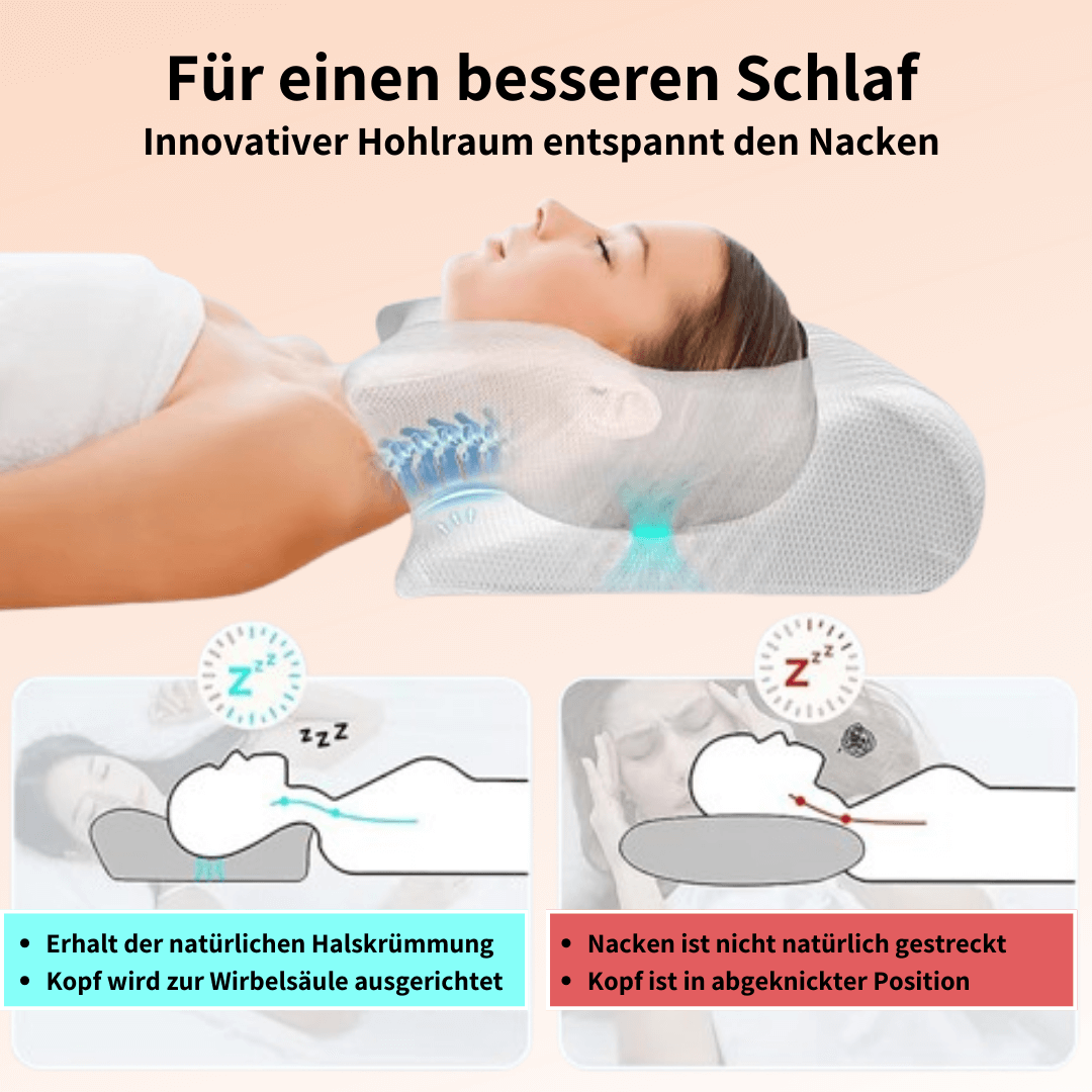 ErgoStern - Sanftes Wolkenkissen für erholsamen Schlaf