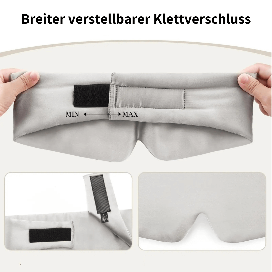 SleepEye - Gesunde Seidenschlafmaske für schnelles Einschlafen
