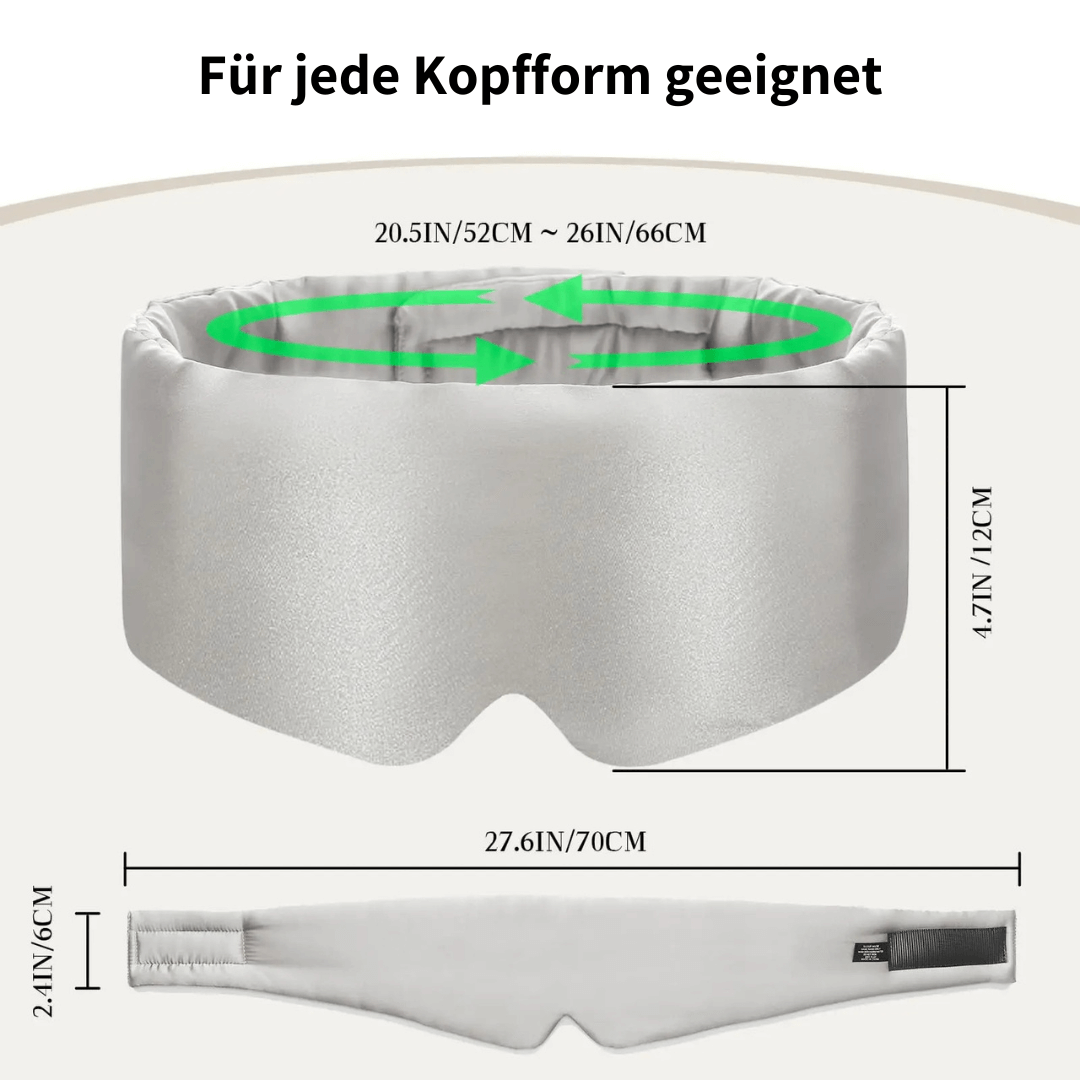 SleepEye - Gesunde Seidenschlafmaske für schnelles Einschlafen