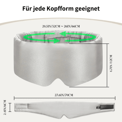 SleepEye - Gesunde Seidenschlafmaske für schnelles Einschlafen