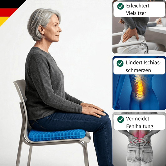 Gelotex - Schmerzfreies Sitzen den ganzen Tag