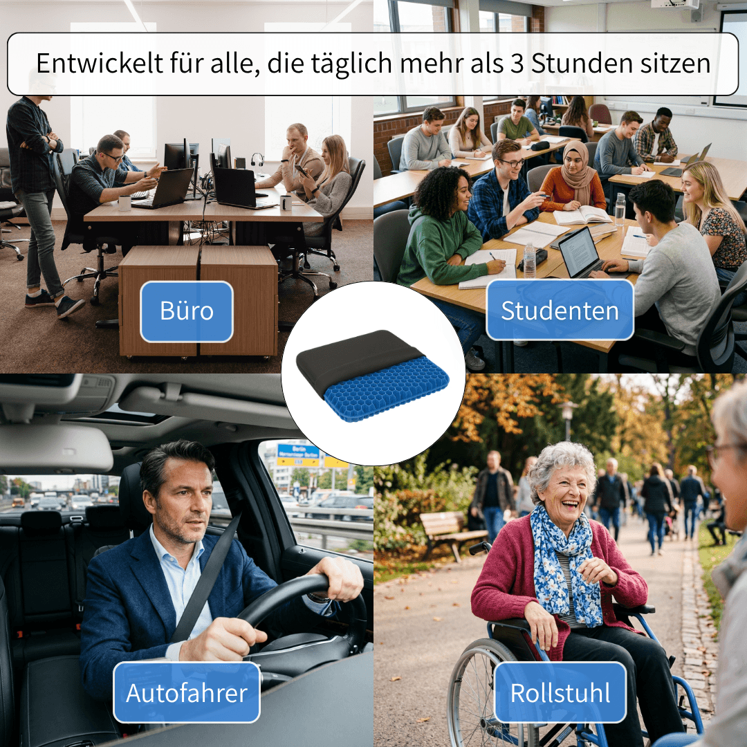Gelotex - Schmerzfreies Sitzen den ganzen Tag