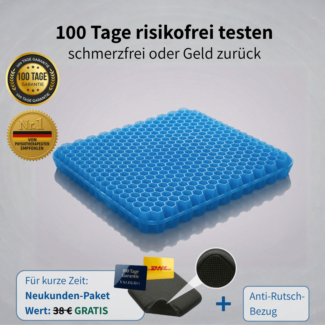 Gelotex - Schmerzfrei sitzen selbst bei 8+ Std. Fahrt